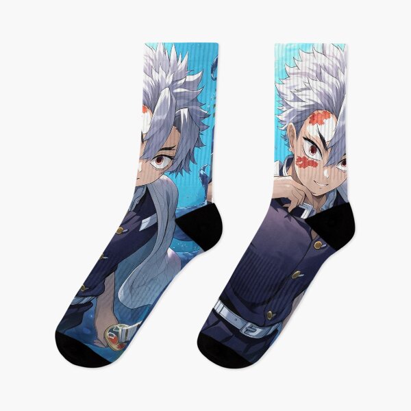 Item preview, Sanemi Shinazugawa Demon Slayer Underwater Blue Focus designed and sold by PMartistStudio.