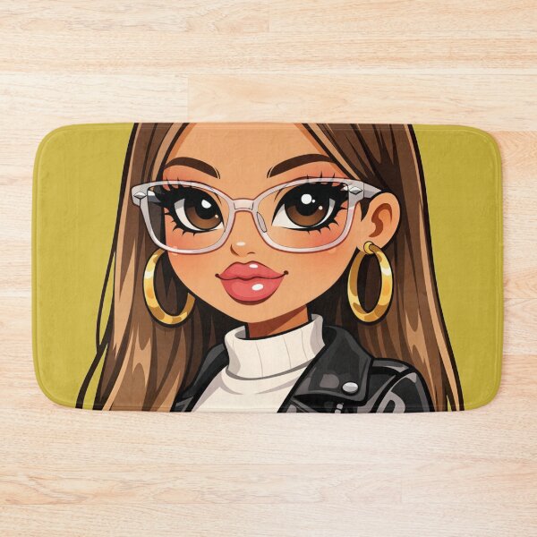 Item preview, Chic Bratz Style Girl with Leather Jacket designed and sold by EsenciaZen.