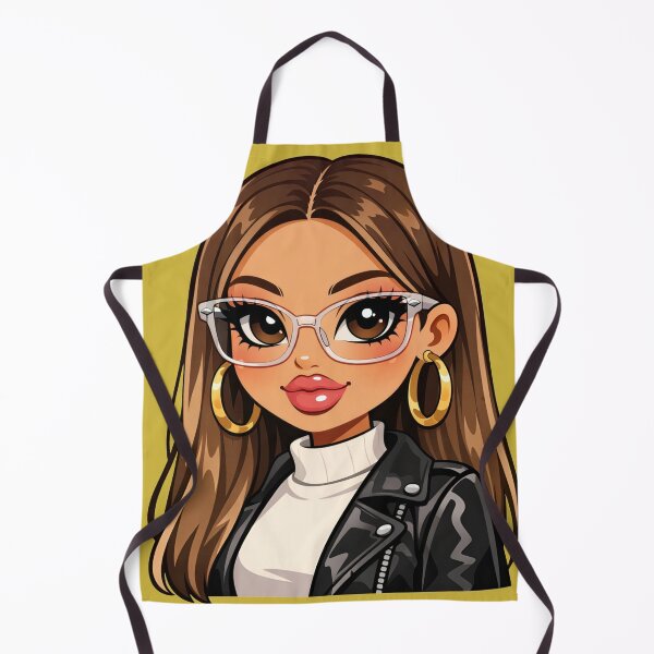Item preview, Chic Bratz Style Girl with Leather Jacket designed and sold by EsenciaZen.