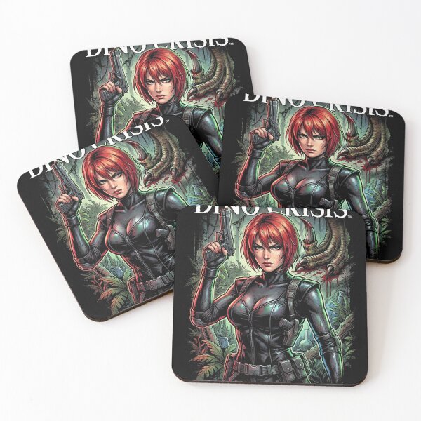 Item preview, Regina Dino Crisis Red Hair Tactical Outfit Portrait designed and sold by Senpaiwaves.