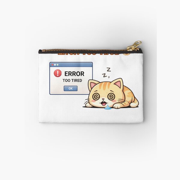 Item preview, System Error: Too Tired ?️?? designed and sold by Kawaii Cosmos Cats.