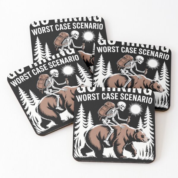 Item preview, Hiking Funny Camping Skeleton Bear Outdoor designed and sold by consfafaperi.