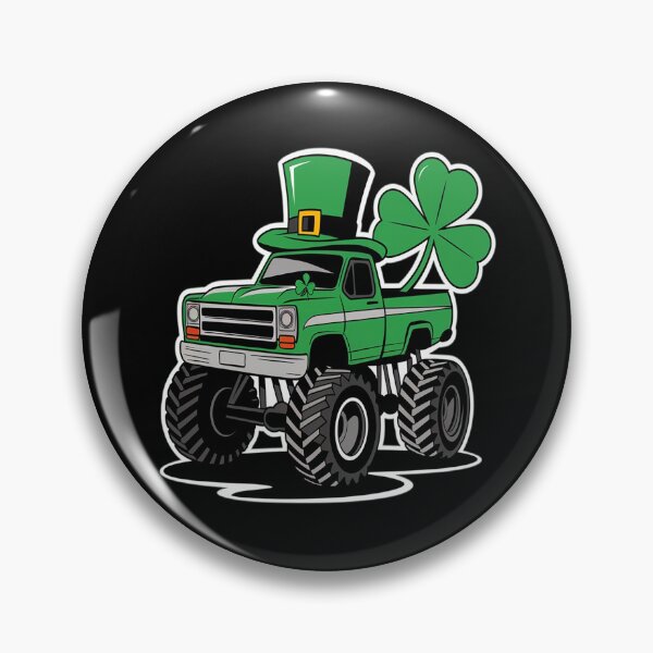 Item preview, St Patrick Day Monster Truck Saint Pattys Irish designed and sold by BlassmausArt.