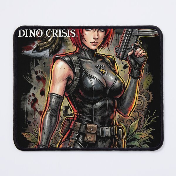 Item preview, Regina Dino Crisis Guns T-Rex Threat Portrait designed and sold by Senpaiwaves.