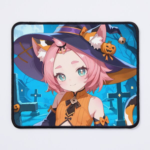 Item preview, Diona Genshin Impact Halloween Witch Moonlit Night designed and sold by PMartistStudio.