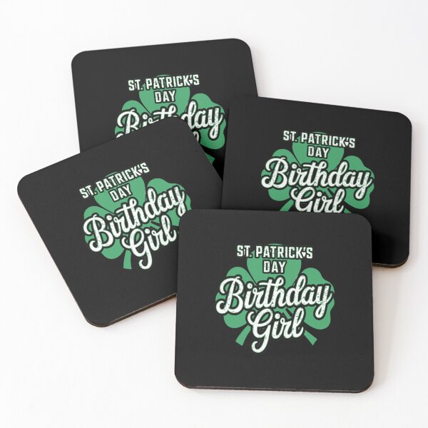 Item preview, St Patricks Day Birthday Girl Born On Saint Paddys designed and sold by BlassmausArt.