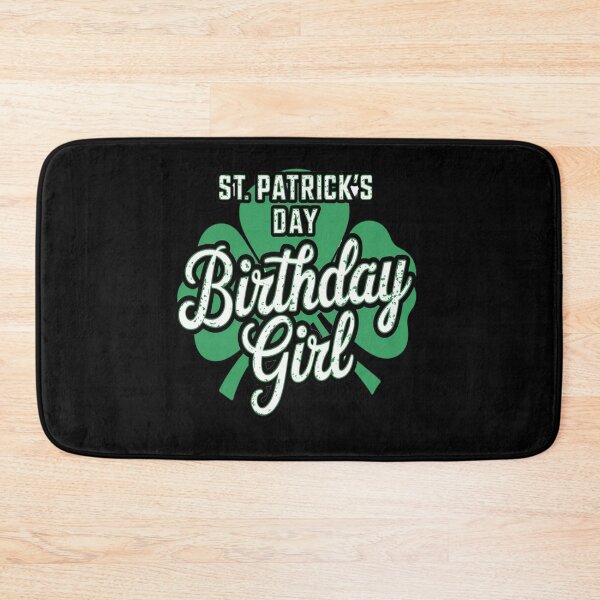 Item preview, St Patricks Day Birthday Girl Born On Saint Paddys designed and sold by BlassmausArt.