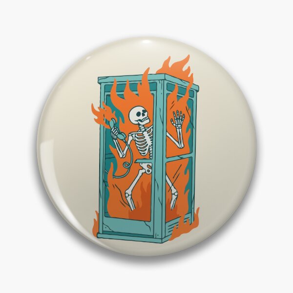 Item preview, Burning Phone Booth designed and sold by Gkinoki.