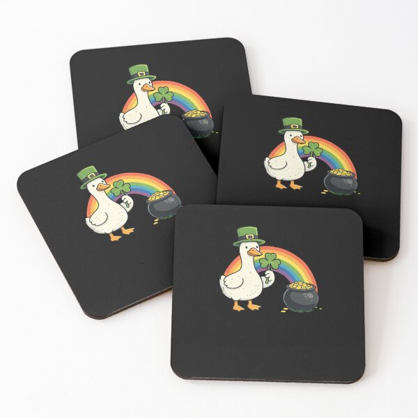 Item preview, St Patricks Day Duck Leprechaun Hat Shamrock Gold designed and sold by snowry.