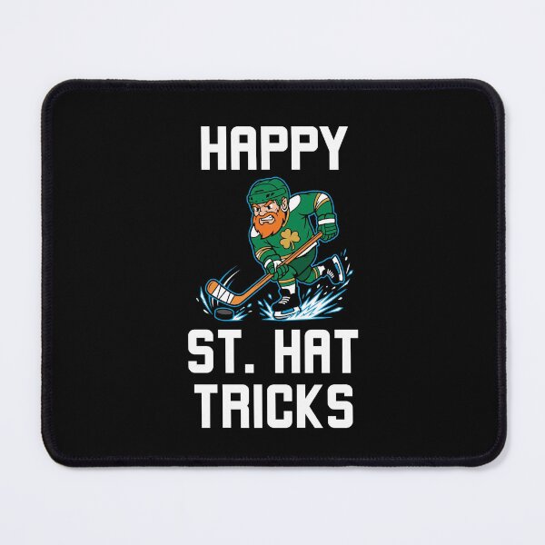Item preview, Happy St Hat Tricks Leprechaun Ice Hockey designed and sold by snowry.