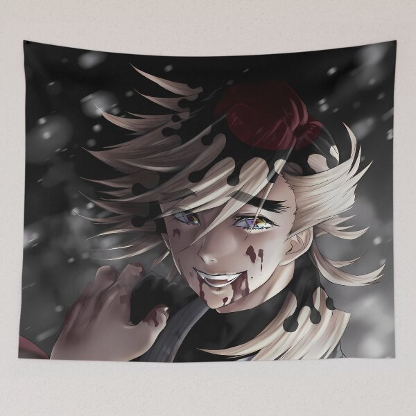 Item preview, Douma Demon Slayer Snowy Night Portrait Smile designed and sold by PMartistStudio.