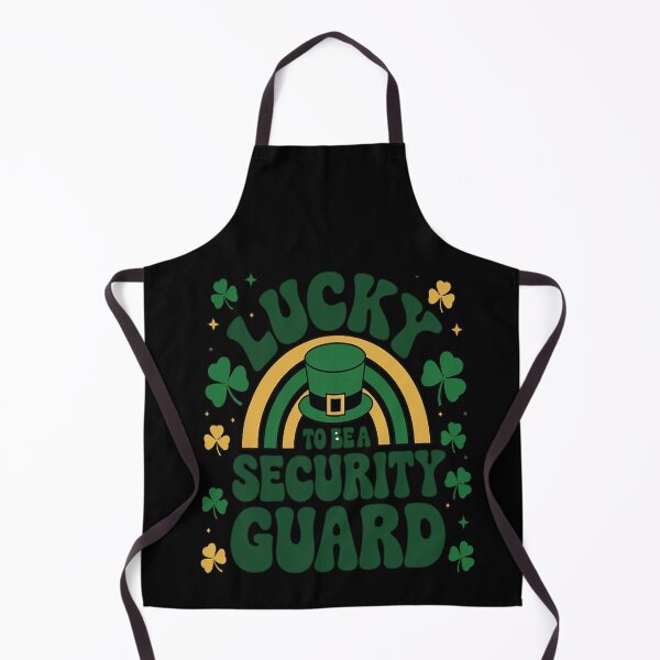 Item preview, St Patrick's Day Lucky Security Guard Job Shamrocks Irish designed and sold by BlassmausArt.