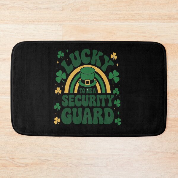 Item preview, St Patrick's Day Lucky Security Guard Job Shamrocks Irish designed and sold by BlassmausArt.