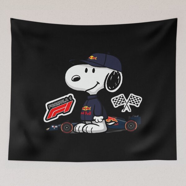 Item preview,  Snoopy Red Bull Racing F1 Fan Art designed and sold by Qusayalheeh.