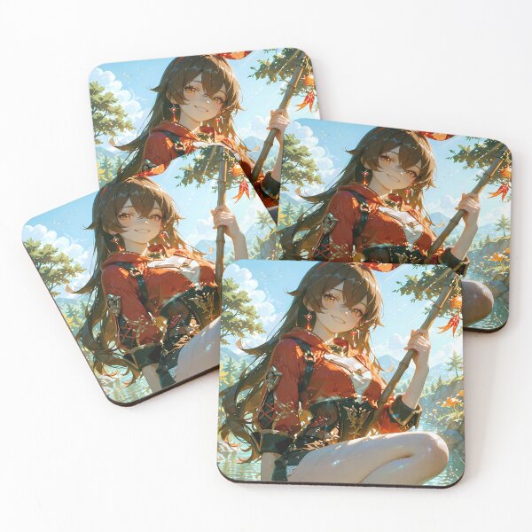 Item preview, Amber Genshin Impact Mountain River Sunbeam Explorer designed and sold by PMartistStudio.