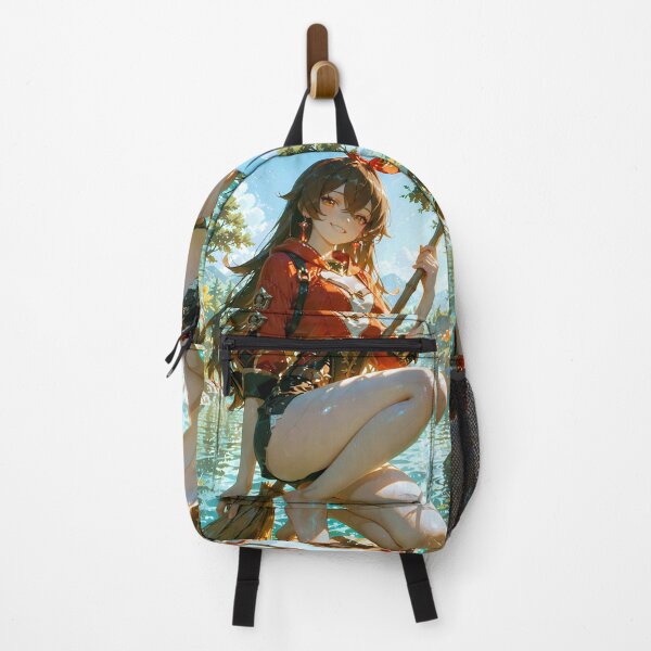 Item preview, Amber Genshin Impact Mountain River Sunbeam Explorer designed and sold by PMartistStudio.