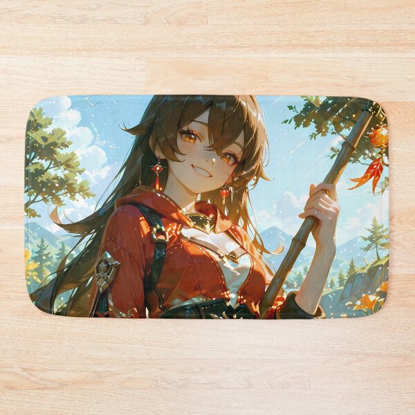 Item preview, Amber Genshin Impact Mountain River Sunbeam Explorer designed and sold by PMartistStudio.