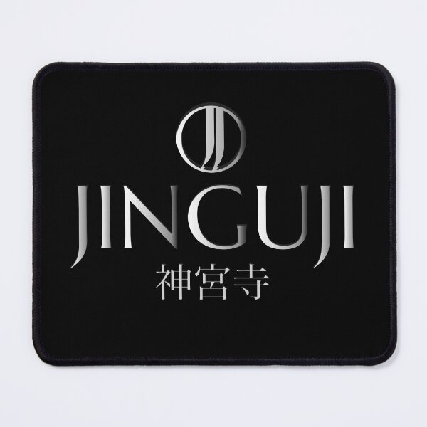 Item preview, Jinguji Logo (Silver on Black) designed and sold by Night City Streets.