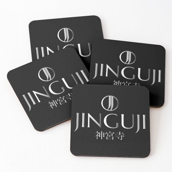 Item preview, Jinguji Logo (Silver on Black) designed and sold by Night City Streets.