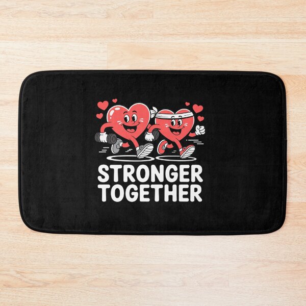 Item preview, Stronger Together Fun Fitness Valentine’s Day designed and sold by BlassmausArt.