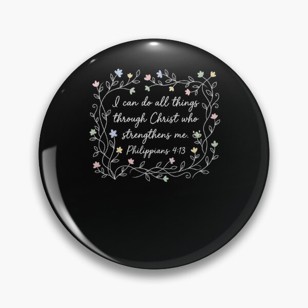 Item preview, I Can Do All Things Through Christ Scripture designed and sold by snowry.