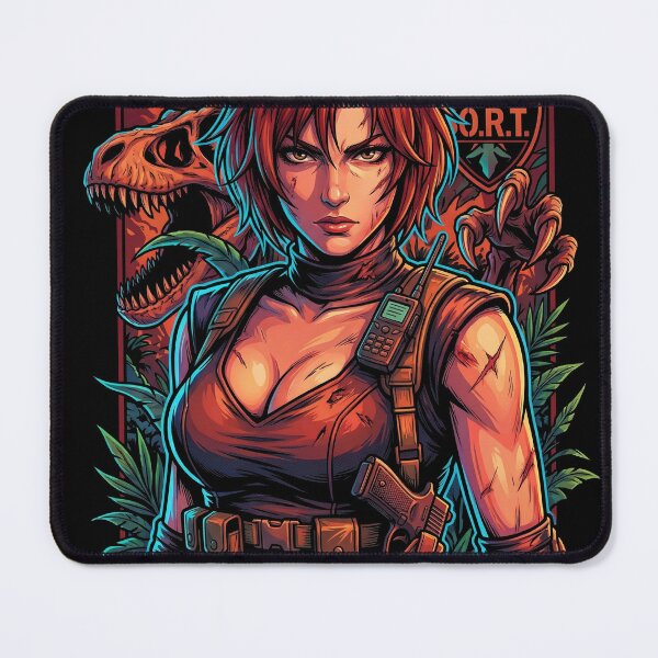Item preview, Dino Crisis Regina Tactical Outfit Red Hair Icon designed and sold by Senpaiwaves.