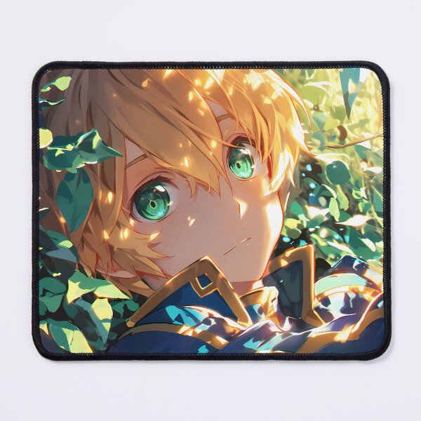 Item preview, Eugeo Sword Art Online Sunlit Forest Calm Vibe Green Eyes designed and sold by PMartistStudio.
