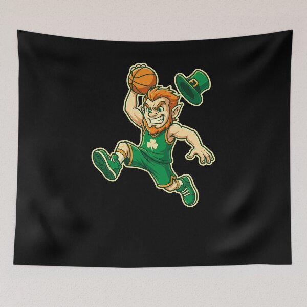 Item preview, Leprechaun Basketball St Patricks Day Dunk designed and sold by snowry.
