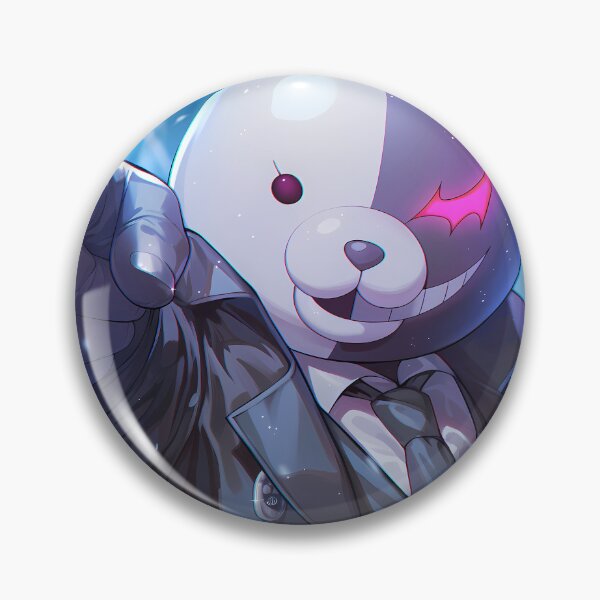 Item preview, Monokuma Danganronpa Pointing Mascot In Blue Snow designed and sold by PMartistStudio.