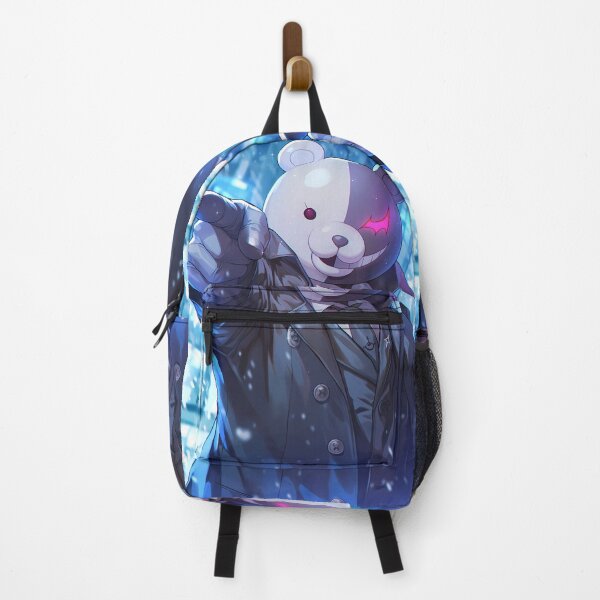 Item preview, Monokuma Danganronpa Pointing Mascot In Blue Snow designed and sold by PMartistStudio.