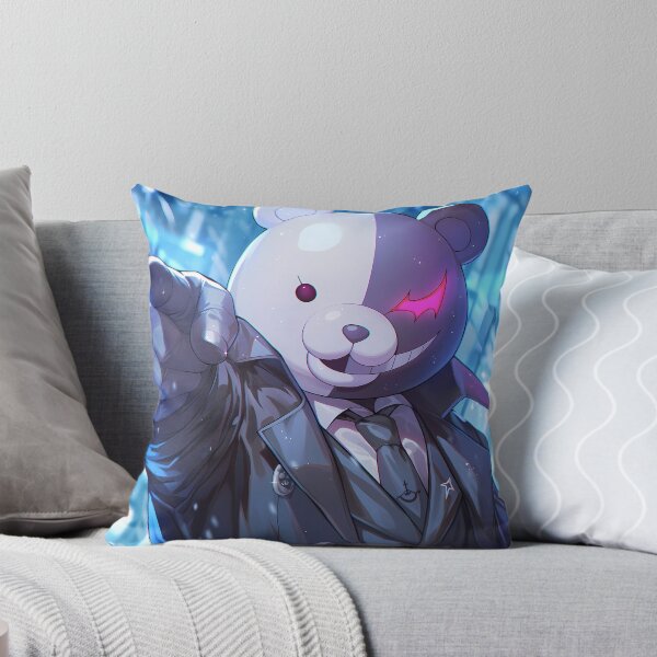Item preview, Monokuma Danganronpa Pointing Mascot In Blue Snow designed and sold by PMartistStudio.