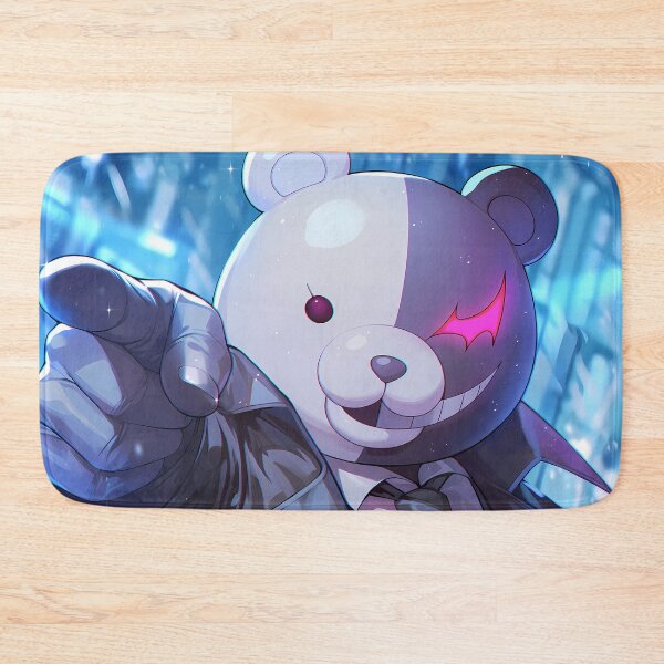 Item preview, Monokuma Danganronpa Pointing Mascot In Blue Snow designed and sold by PMartistStudio.