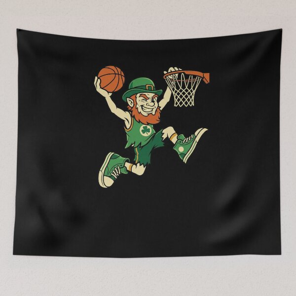 Item preview, Leprechaun Basketball Dunk St Patrick's Day designed and sold by snowry.
