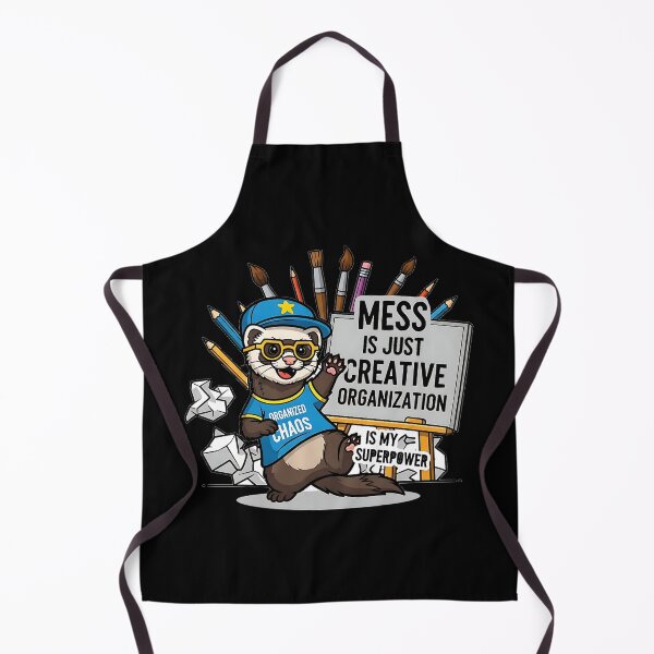 Item preview, Ferret - Organized Chaos designed and sold by UrbanPrts.