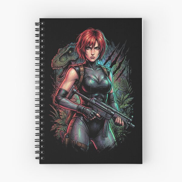 Item preview, Dino Crisis Regina Red Hair Tactical Gear Portrait designed and sold by Senpaiwaves.
