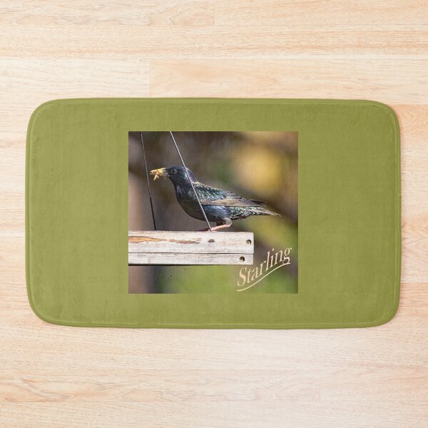 Item preview, Starling With a Mouthful of Mealworms designed and sold by CarolM.