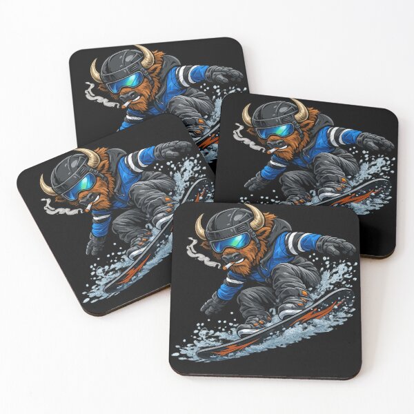 Item preview, Buffalo Snowboarder designed and sold by buffalowes.