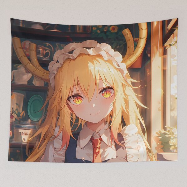 Item preview, Tohru Miss Kobayashi Dragon Maid Sunny Maid Cafe Warm Vibes designed and sold by PMartistStudio.