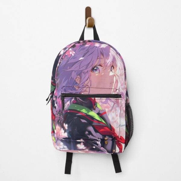Item preview, Hiiragi Shinoa Seraph Of The End Cherry Blossoms Spring Profile designed and sold by PMartistStudio.