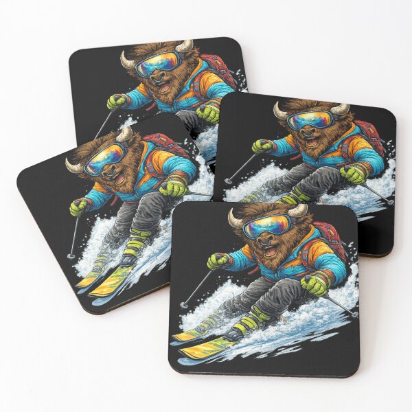 Item preview, Skiing Buffalo designed and sold by buffalowes.