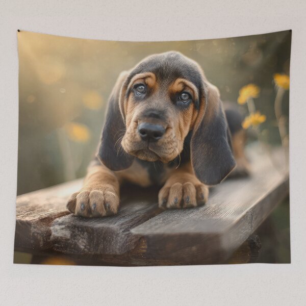 Item preview, Cute Bloodhound Puppy designed and sold by Elisabeth Lucas.