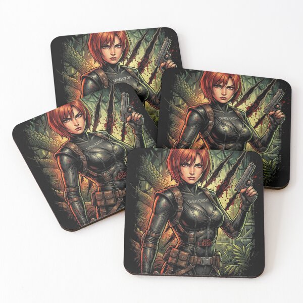 Item preview, Dino Crisis Regina Guns Holster Red Ponytail Art designed and sold by Senpaiwaves.