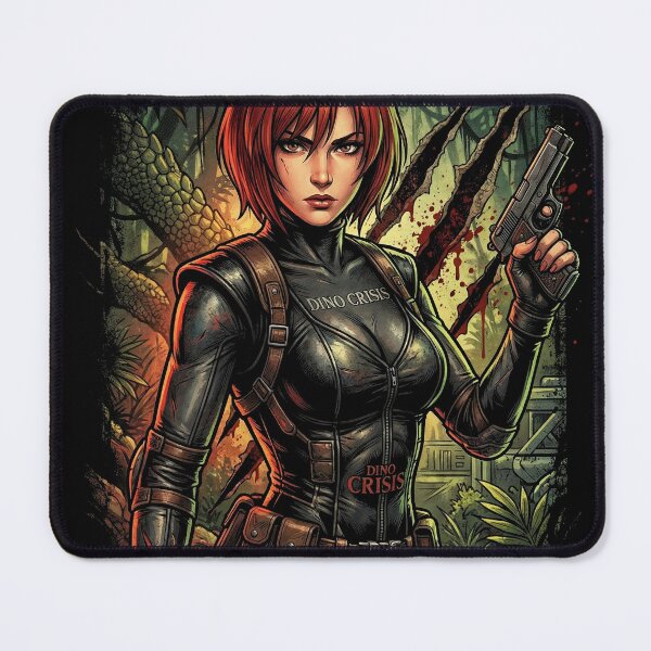 Item preview, Dino Crisis Regina Guns Holster Red Ponytail Art designed and sold by Senpaiwaves.