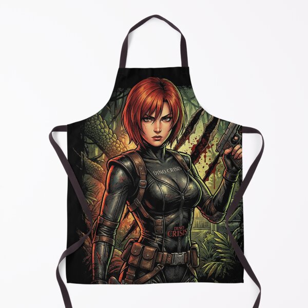 Item preview, Dino Crisis Regina Guns Holster Red Ponytail Art designed and sold by Senpaiwaves.