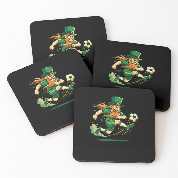 Item preview, Leprechaun Soccer Player St Patricks Day designed and sold by snowry.