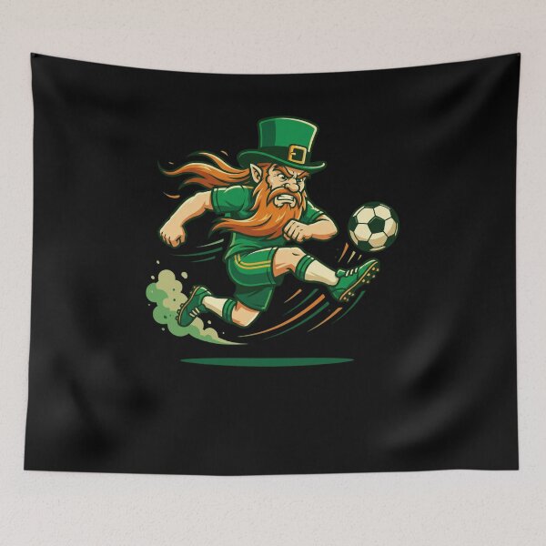 Item preview, Leprechaun Soccer Player St Patricks Day designed and sold by snowry.