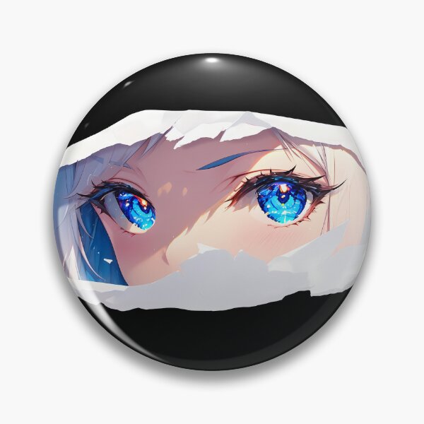 Item preview, Enterprise Azur Lane Ripped Paper Peeking Eyes Closeup designed and sold by PMartistStudio.