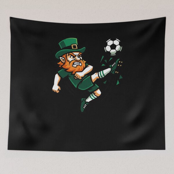 Item preview, Irish Leprechaun Soccer Kicker St Patricks Day designed and sold by snowry.