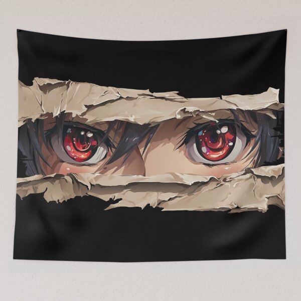 Item preview, Elias Ainsworth The Ancient Magus Bride Ripped Paper Peeking Eyes designed and sold by PMartistStudio.