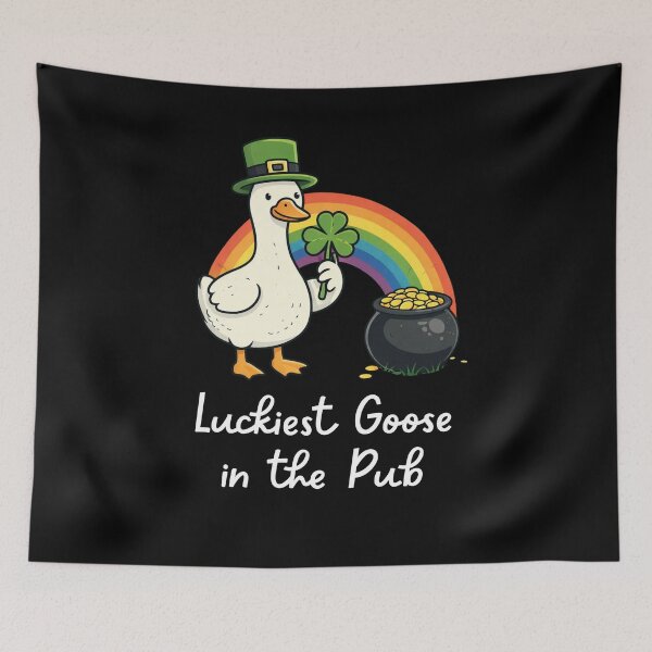 Item preview, Luckiest Goose in the Pub St Patricks Day designed and sold by snowry.